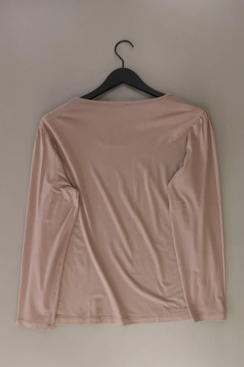 Himmelblau Printshirt Gr. 46 Langarm braun aus Viskose - Image 2