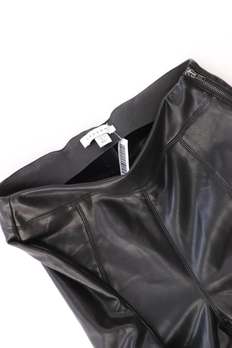Topshop Leggings Gr. 34 schwarz aus Polyurethan - Image 3