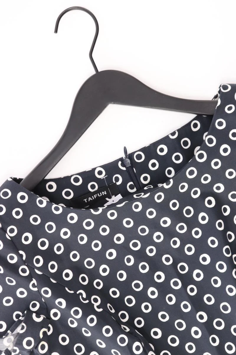 Taifun Bleistiftkleid Gr. 36 gepunktet Kurzarm blau - Image 3