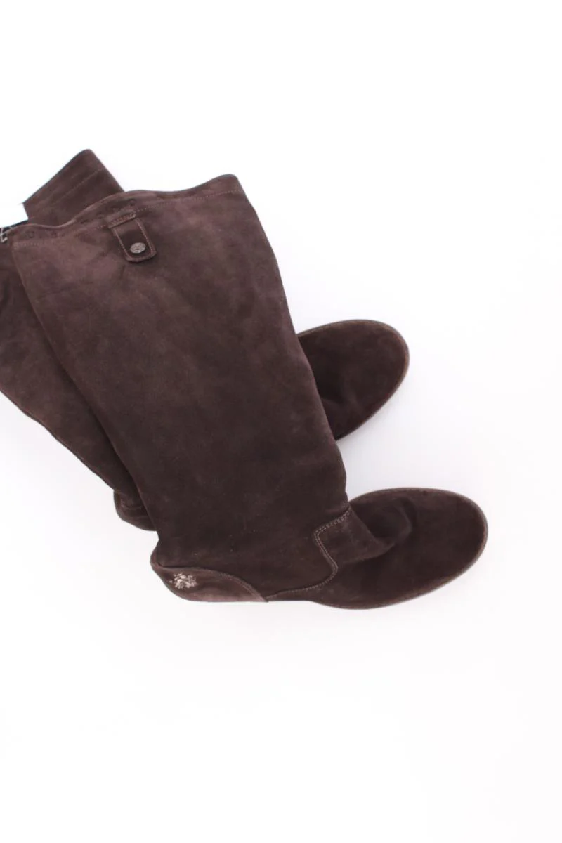 U.S. Polo Assn High-Heel Stiefel Gr. 39 neuwertig braun aus Leder - Image 3