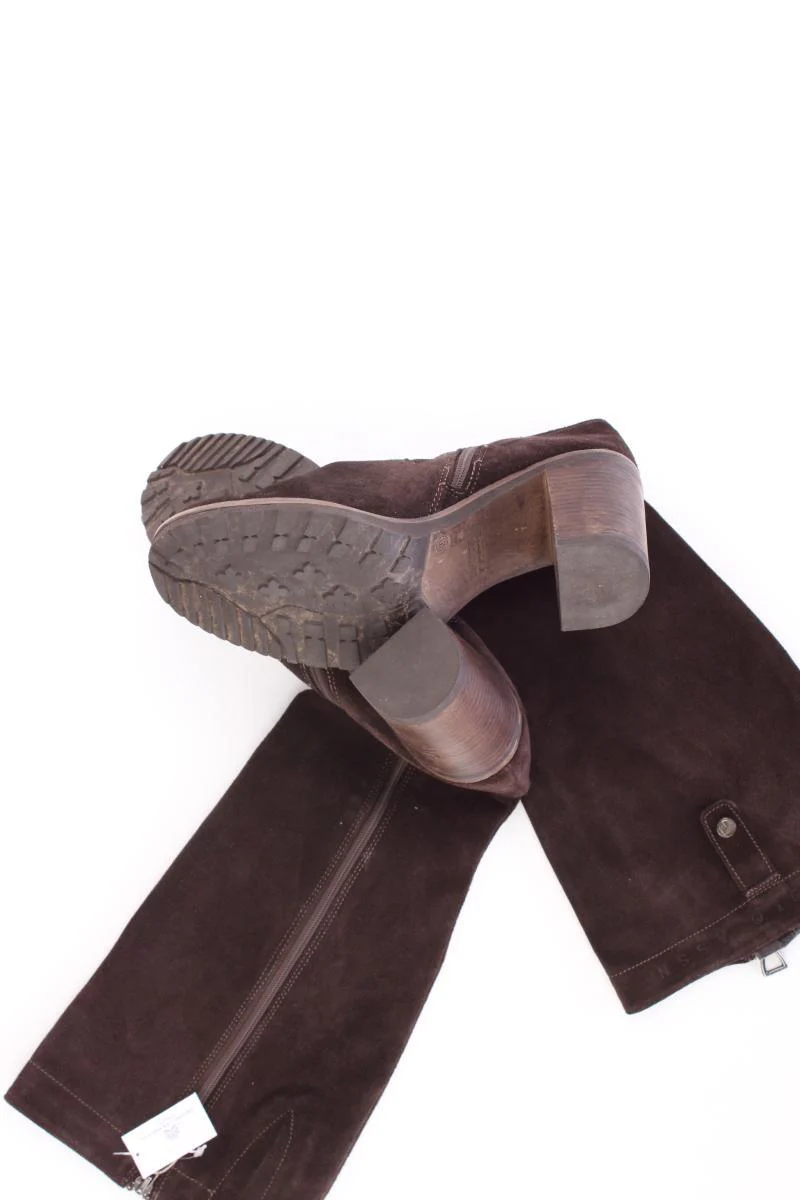 U.S. Polo Assn High-Heel Stiefel Gr. 39 neuwertig braun aus Leder - Image 4