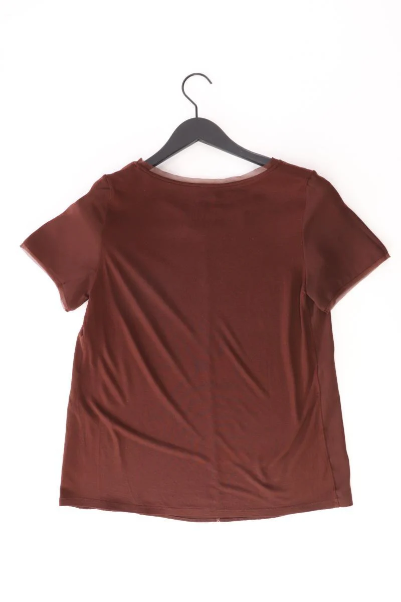 s.Oliver Black Label Kurzarmbluse Gr. 38 braun aus Polyester - Image 2
