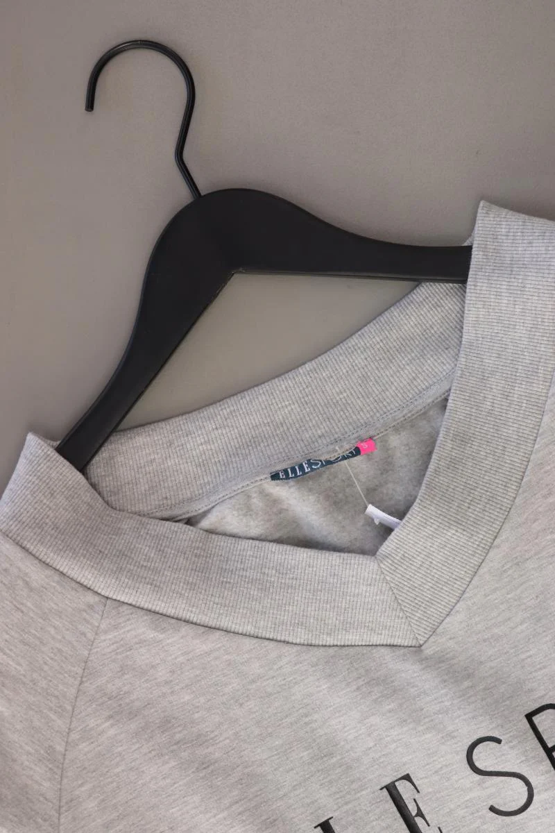 Elle Langarmpullover Gr. S grau aus Baumwolle - Image 3