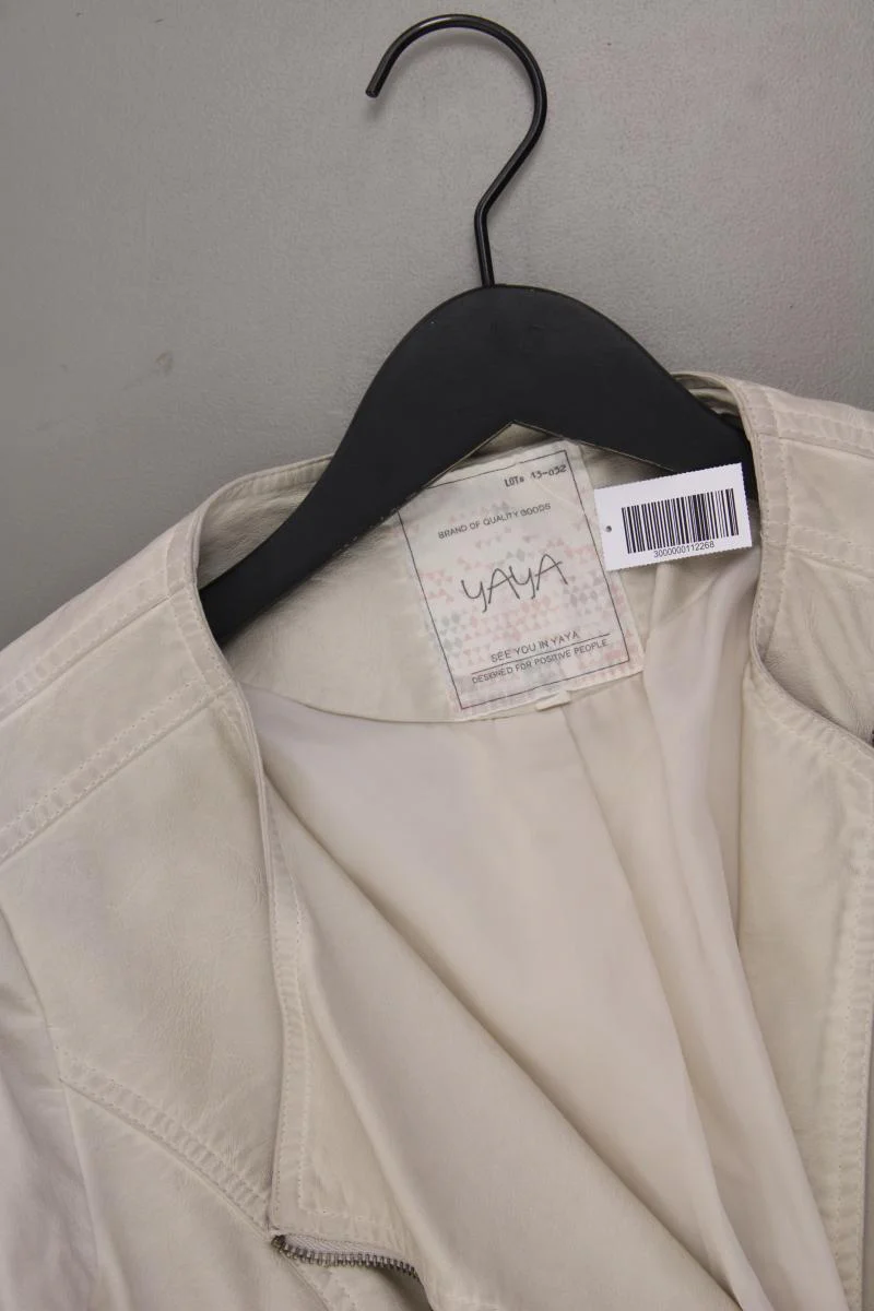 YAYA Kunstlederjacke Gr. 36 creme aus Polyurethan - Image 2