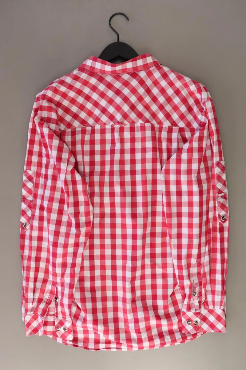 Spieth Wensky Trachtenhemd für Herren Gr. XL kariert Langarm rot aus Baumwolle - Image 2