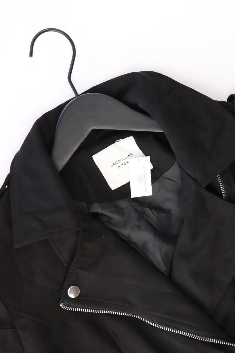 Jacqueline de Yong Bikerjacke Gr. 36 schwarz aus Polyester - Image 3