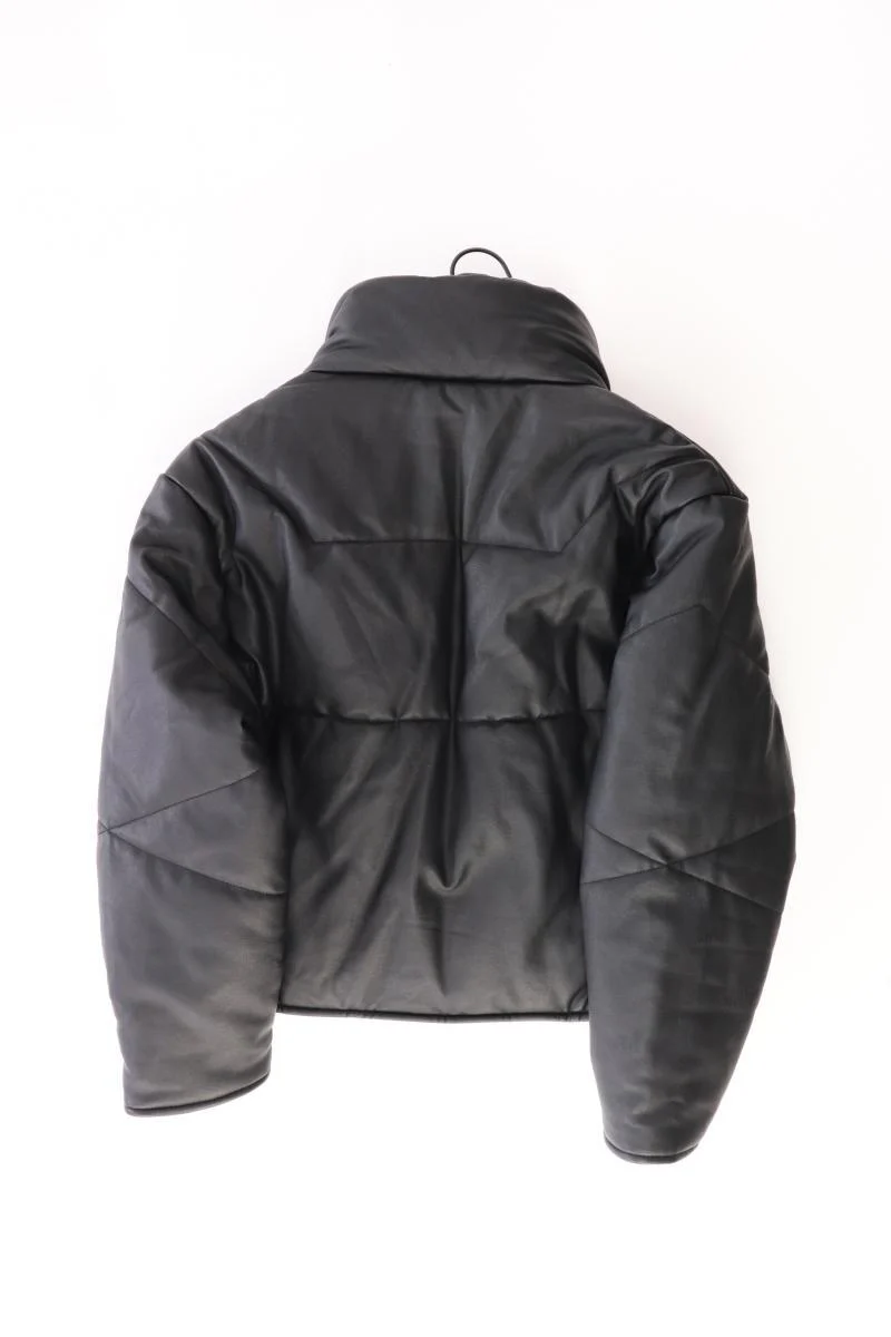 COLLUSION Kunstlederjacke Gr. 36 schwarz - Image 2