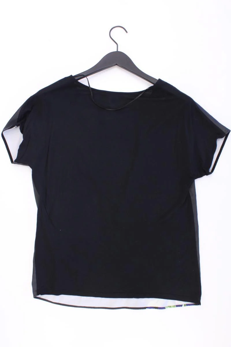 Esprit Kurzarmbluse Gr. M mit Blumenmuster schwarz aus Polyester - Image 3