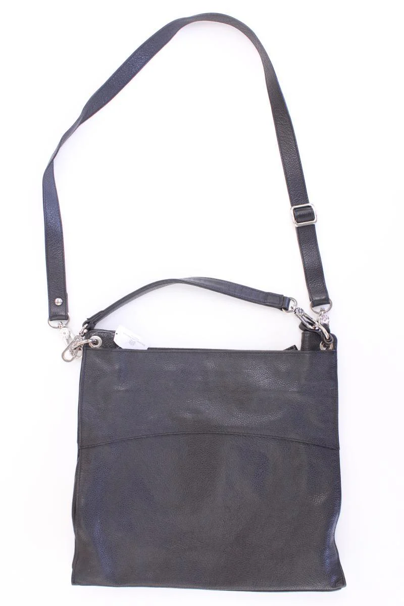 Abro Schultertasche schwarz aus Leder - Image 2