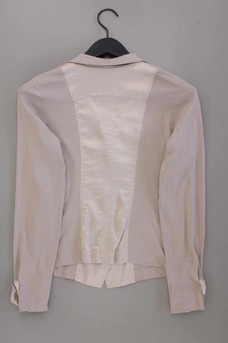Marc Cain Poloshirt Gr. 40 Langarm creme aus Baumwolle - Image 3