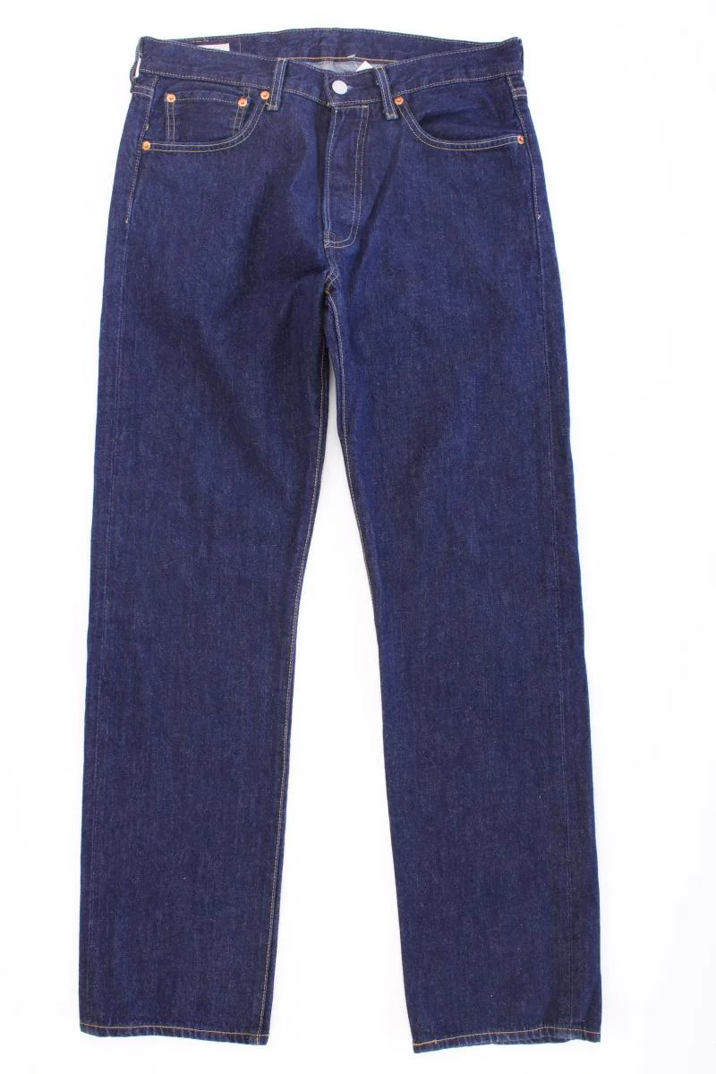 Levi's Straight Jeans für Herren Gr. W31/L32 neuwertig blau aus Baumwolle