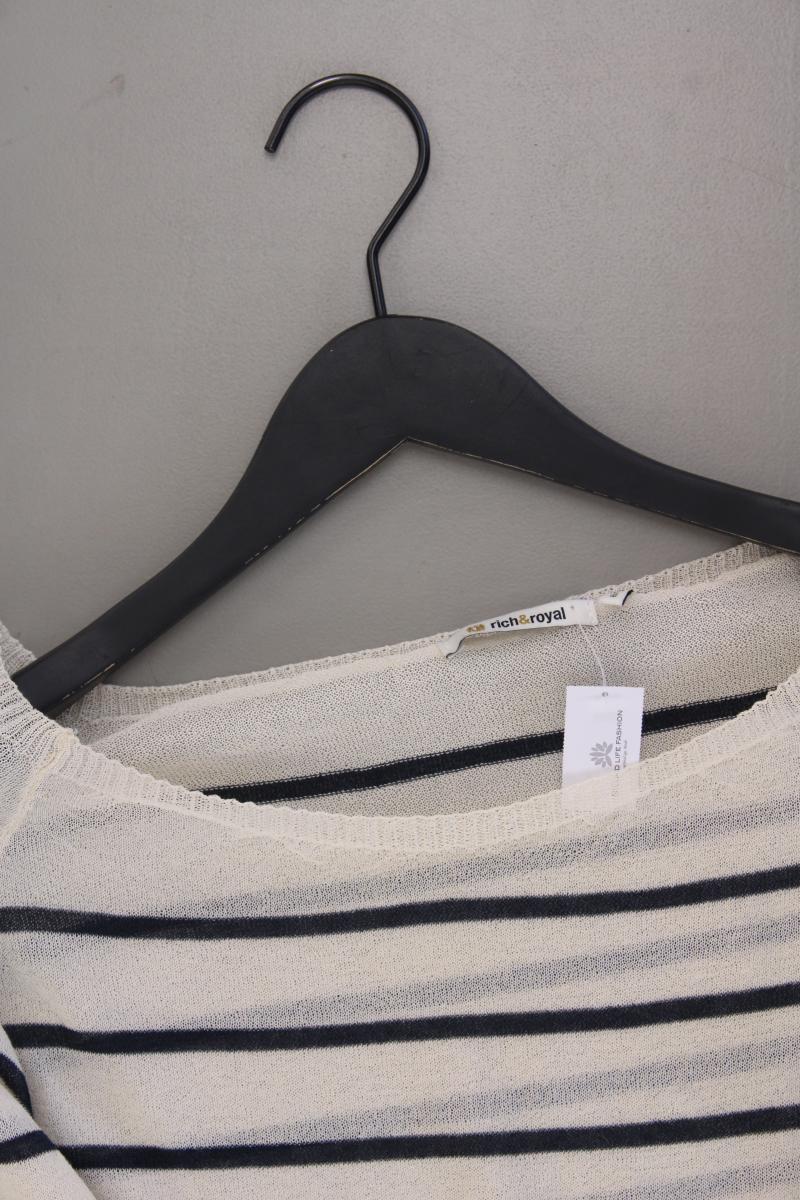 Rich&Royal Ringelshirt Gr. XL gestreift Langarm creme aus Viskose - Image 2