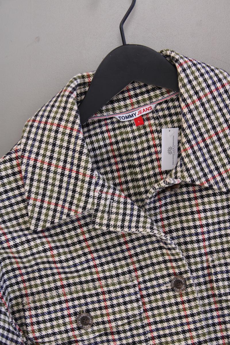 Tommy Jeans Comfort Jacke Gr. L hahnentritt braun aus Baumwolle - Image 2