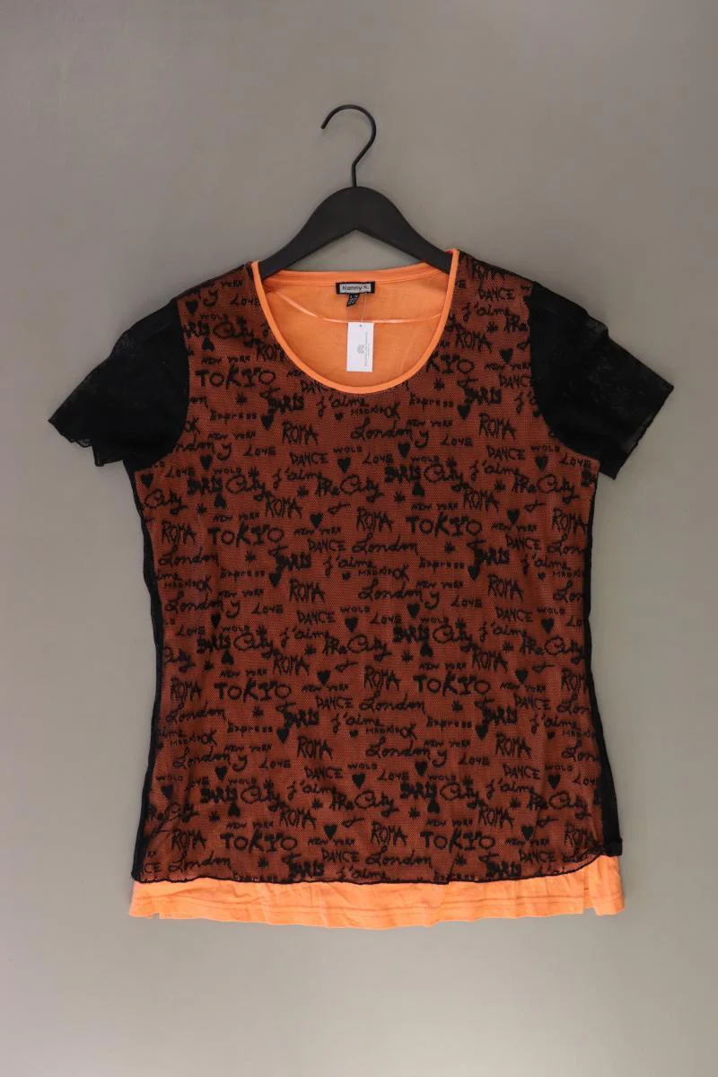 Kenny S. T-Shirt Gr. 38 Kurzarm orange