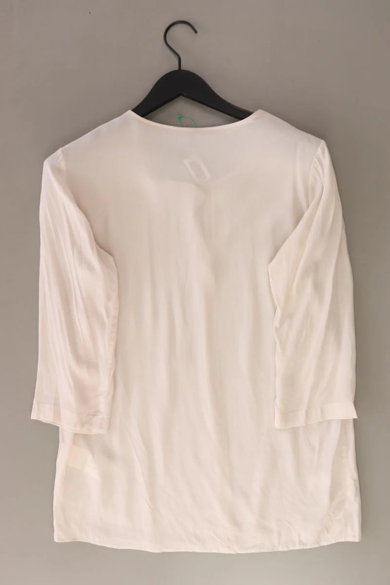 Benetton Regular Bluse Gr. S 3/4 Ärmel creme aus Viskose - Image 2