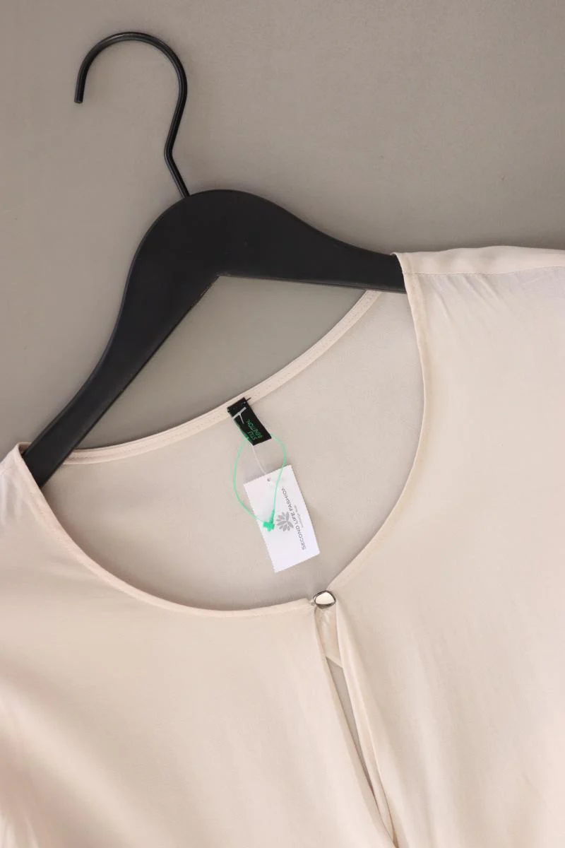 Benetton Regular Bluse Gr. S 3/4 Ärmel creme aus Viskose - Image 3