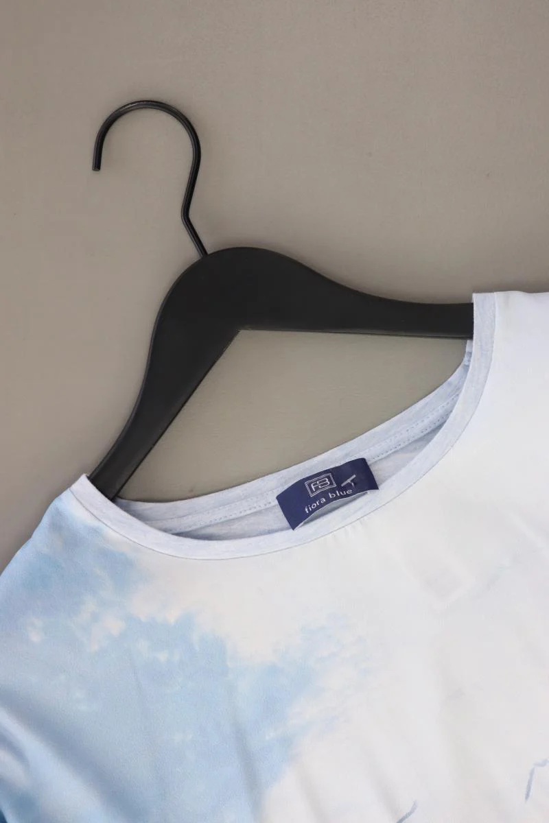 fiora blue Printshirt Gr. 44 3/4 Ärmel blau aus Polyester - Image 3