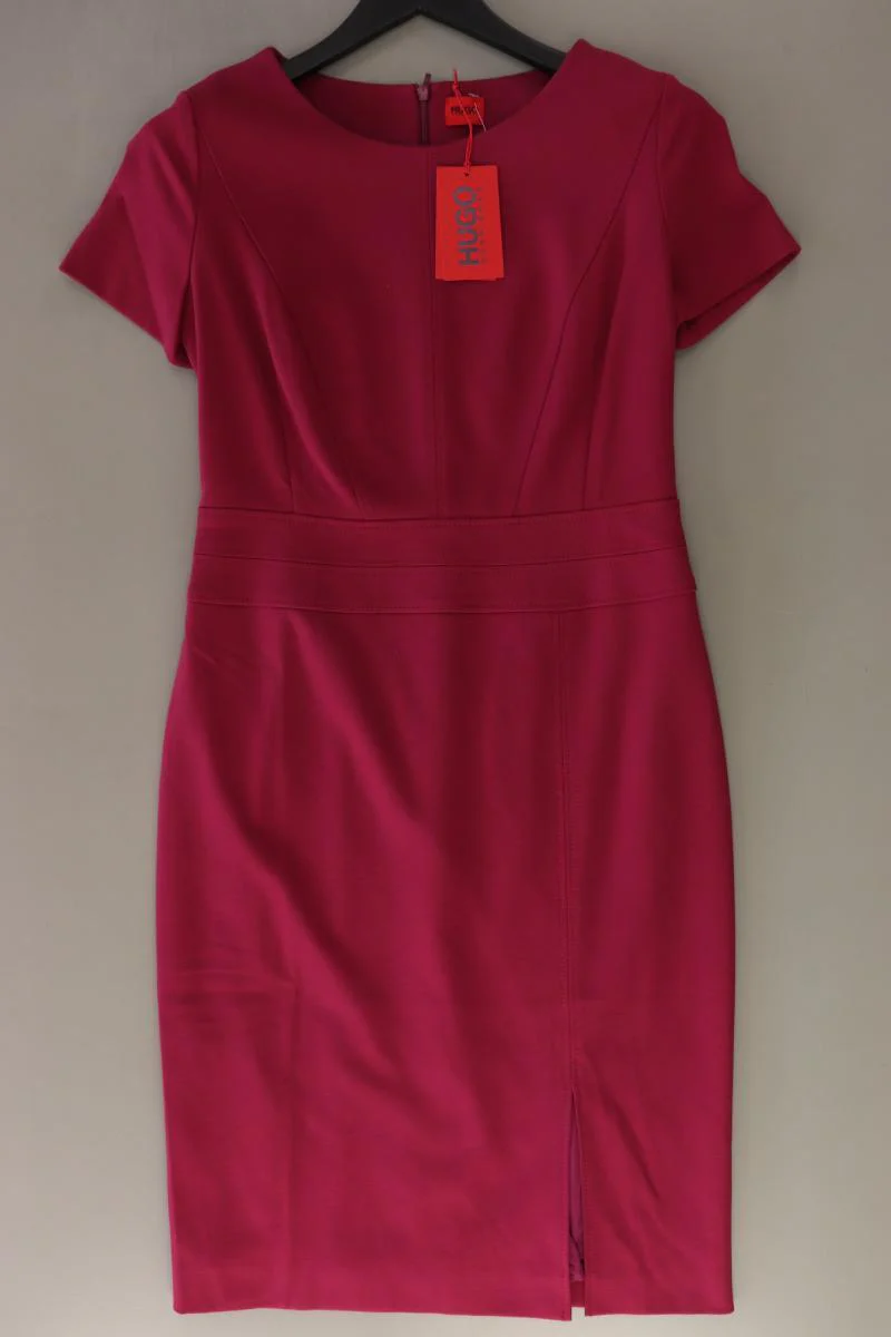 Hugo Boss Bleistiftkleid Fuchsia Gr. 40 neu mit Etikett Kurzarm pink aus Viskose