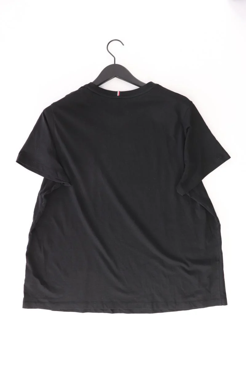 Tommy Hilfiger T-Shirt für Herren Gr. 48 Kurzarm schwarz aus Baumwolle - Image 2
