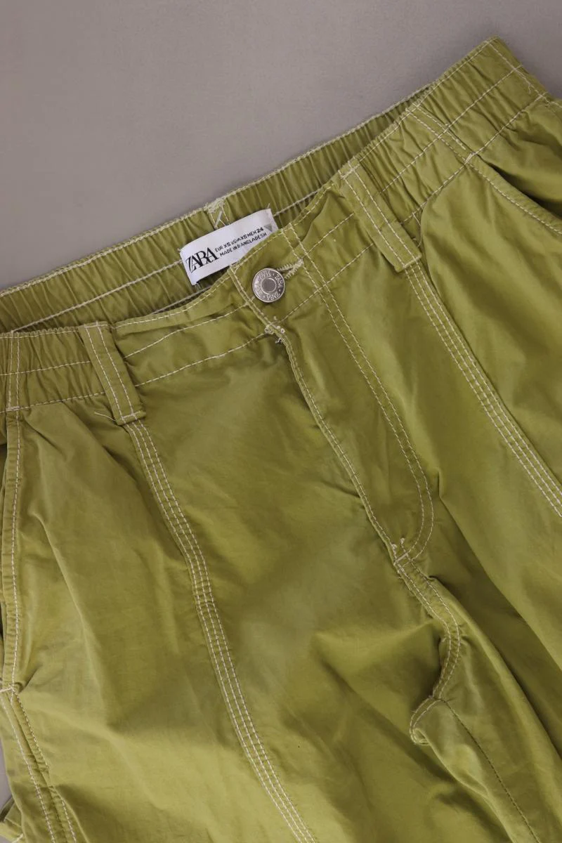 Zara Cargohose Gr. XS olivgrün aus Baumwolle - Image 3