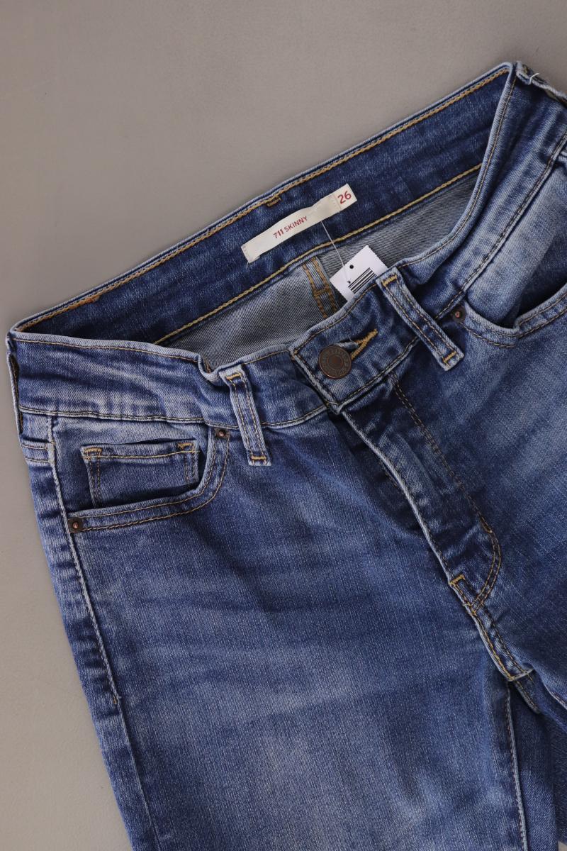 Levi's Skinny Jeans Gr. W26/L30 blau aus Baumwolle - Image 3