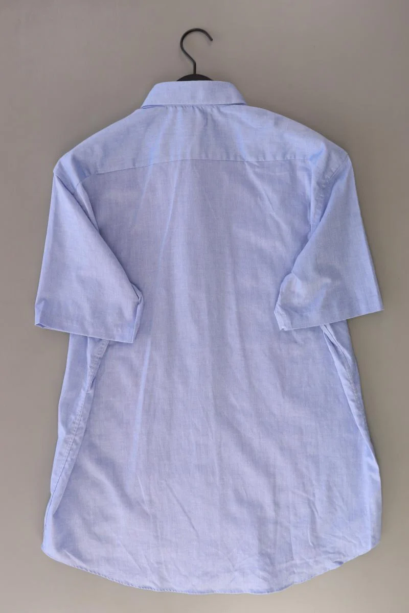 Christian Berg Kurzarmhemd für Herren Gr. Hemdgröße 43 blau aus Baumwolle - Image 2