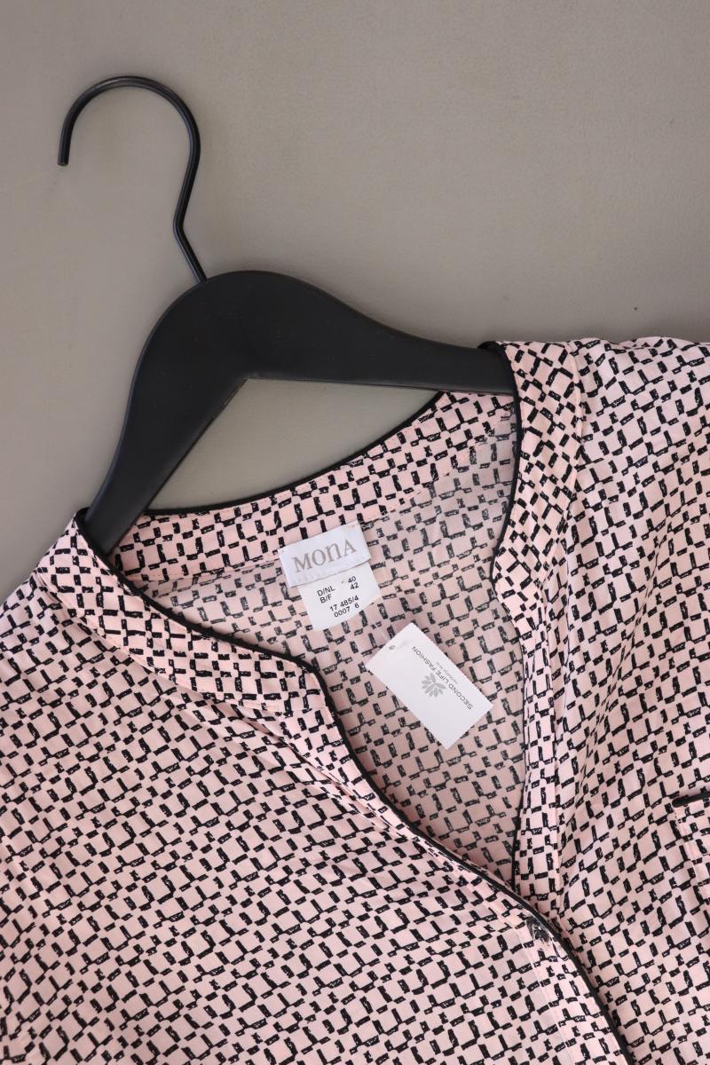 Mona Langarmbluse Gr. 40 neuwertig rosa aus Polyester - Image 4