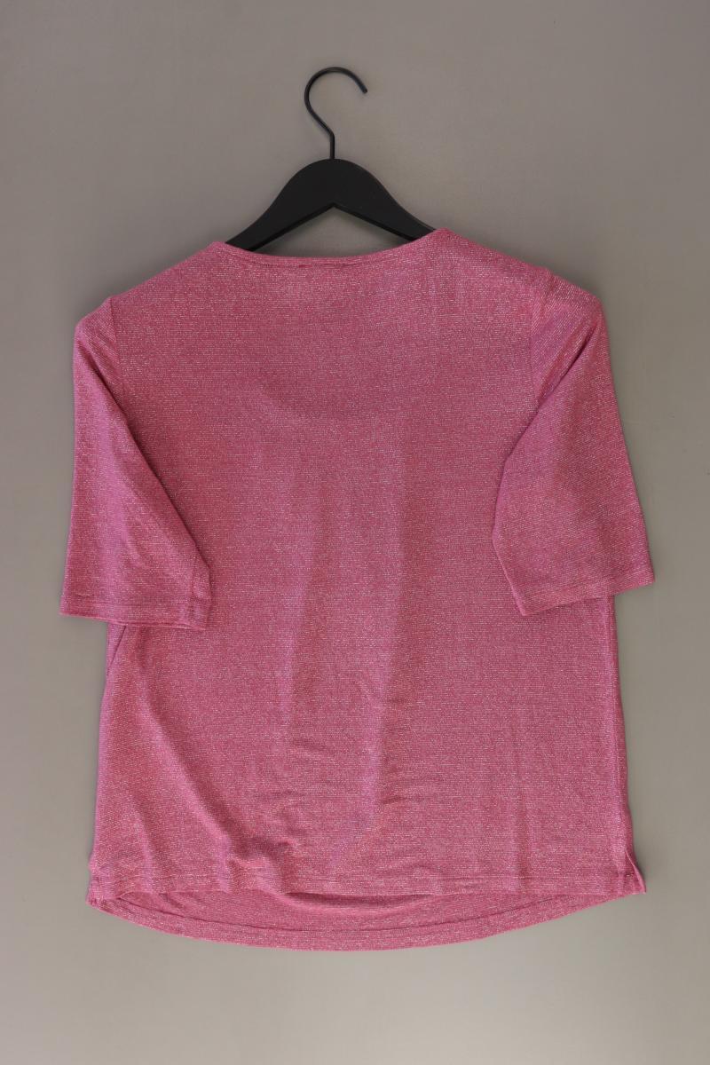 Street One T-Shirt Gr. 38 Kurzarm mit Glitzer rosa aus Viskose - Image 2