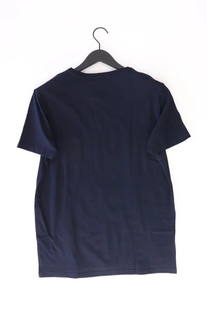 QS by s.Oliver Printshirt für Herren Gr. XL Kurzarm blau aus Baumwolle - Image 2