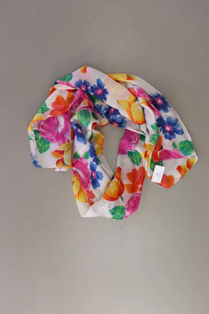 Tuch mit Blumenmuster mehrfarbig