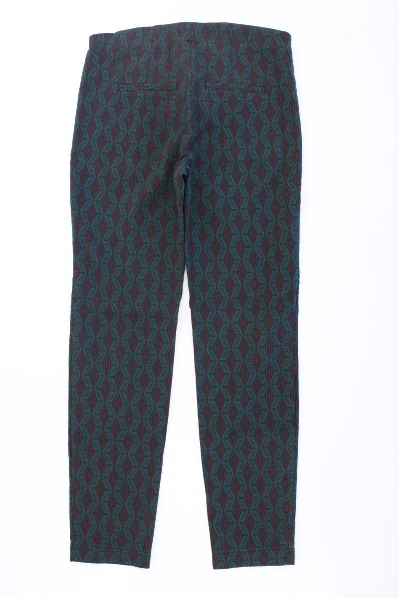 Gerry Weber Stoffhose Gr. 36 geometrisches Muster grün aus Baumwolle - Image 3