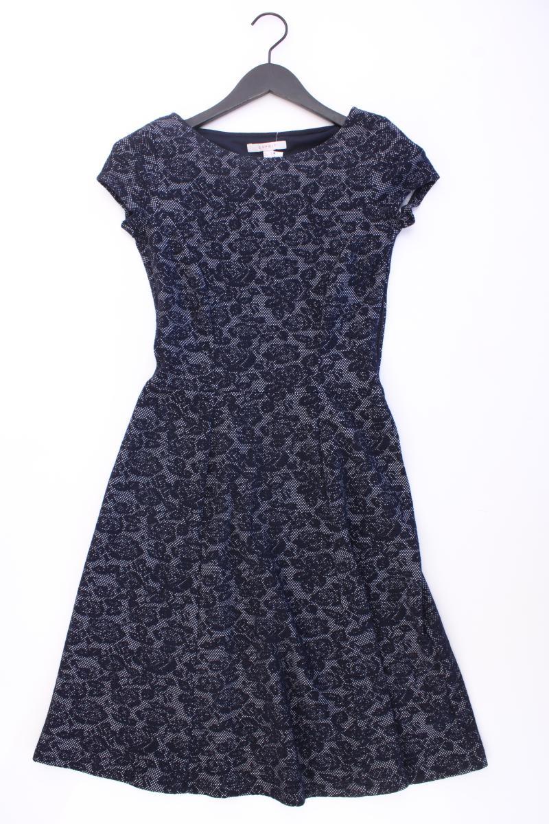 Esprit Etuikleid Gr. XS Kurzarm blau aus Polyester