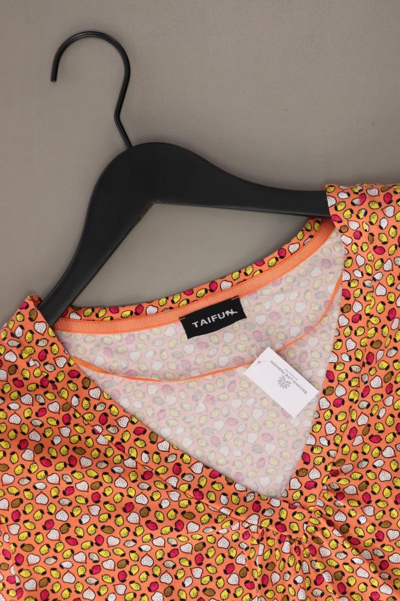 Taifun Printshirt Gr. 42 Kurzarm orange - Image 3