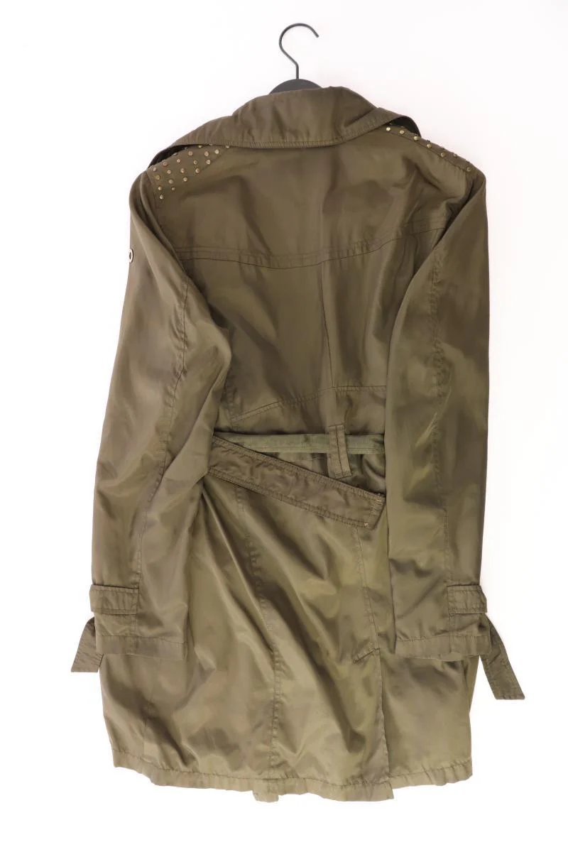 RESET Trenchcoat Gr. 46 mit Gürtel olivgrün aus Polyester - Image 2