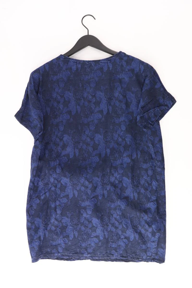 Mango Minikleid Gr. M/L Kurzarm blau aus Baumwolle - Image 2