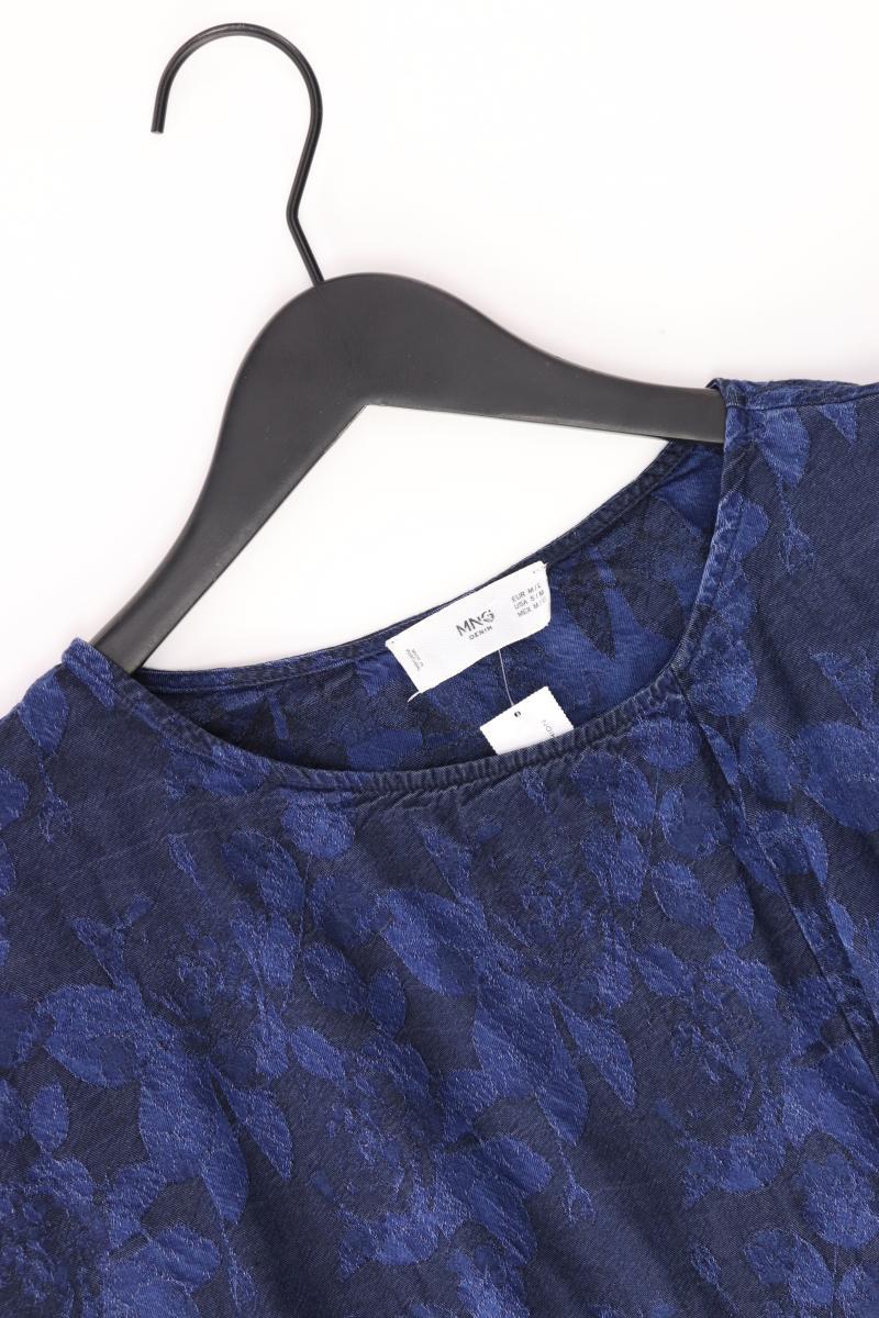 Mango Minikleid Gr. M/L Kurzarm blau aus Baumwolle - Image 3