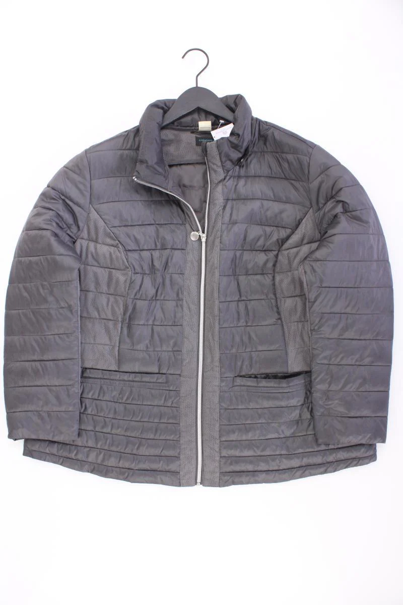 Création L. Steppjacke Gr. 50 grau aus Polyester