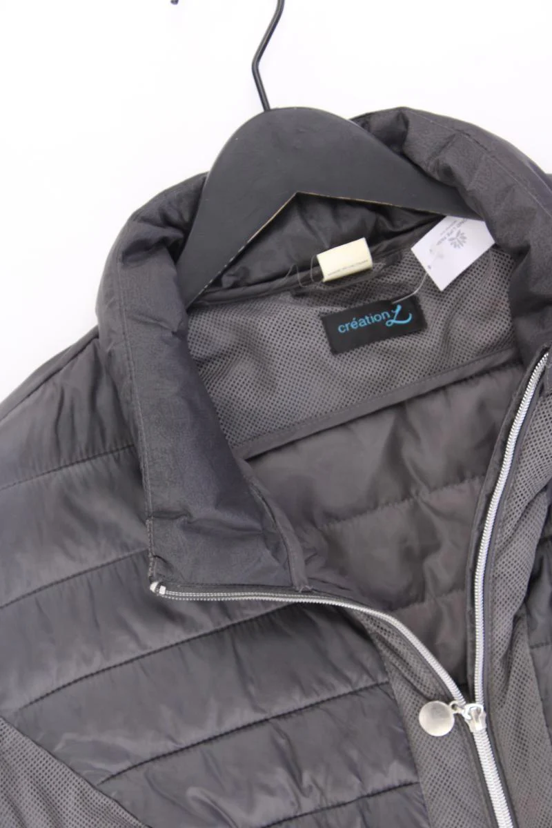 Création L. Steppjacke Gr. 50 grau aus Polyester - Image 2