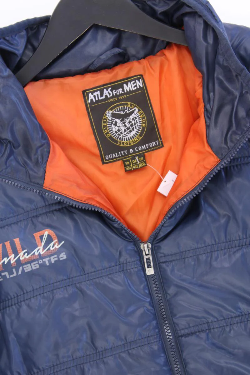Atlas For Men Steppjacke Größe 4XL Gr. XXXL neuwertig blau aus Polyester - Image 2