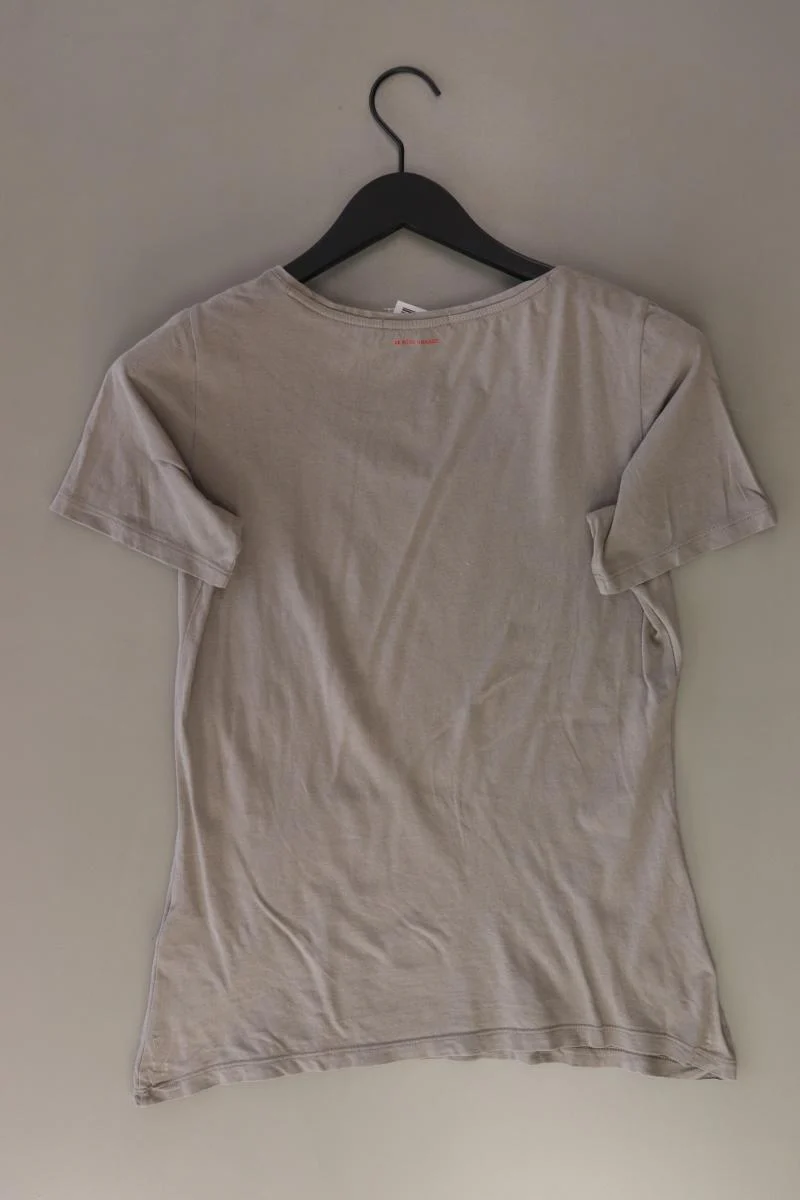 BOSS Orange Printshirt Gr. M mit Blumenmuster Kurzarm grau aus Baumwolle - Image 2