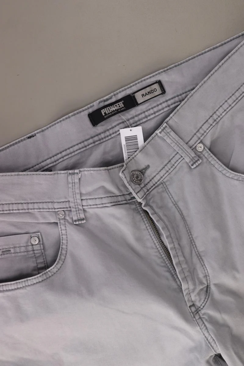 Pioneer Five-Pocket-Hose für Herren Gr. W34/L32 grau aus Baumwolle - Image 3