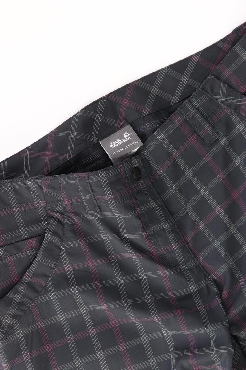 Jack Wolfskin Shorts Gr. 42 kariert schwarz aus Polyester - Image 3