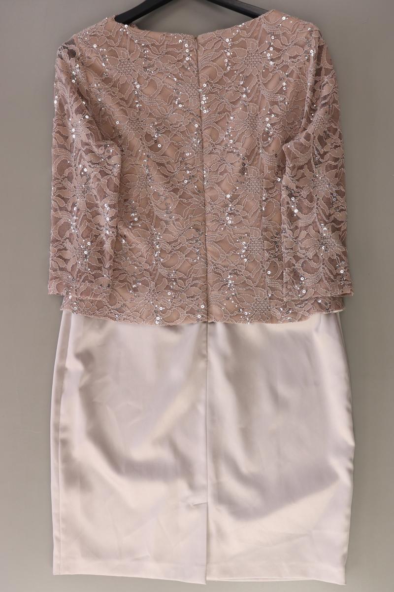 Marie Noir Abendkleid Gr. 42 neuwertig 3/4 Ärmel creme aus Polyester - Image 2