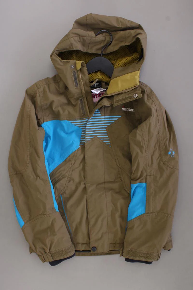 Zimtstern Kapuzenjacke Gr. XS olivgrün aus Nylon