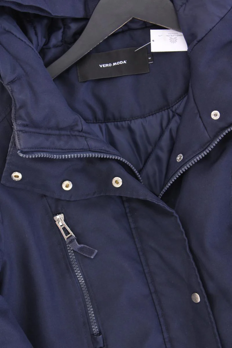 Vero Moda Kapuzenmantel Gr. M neuwertig blau aus Polyester - Image 2