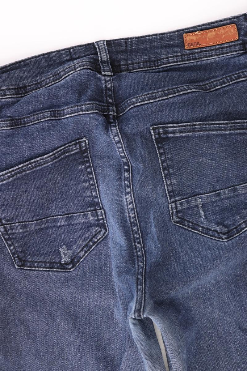 Cecil Straight Jeans Gr. W29 blau aus Baumwolle - Image 3