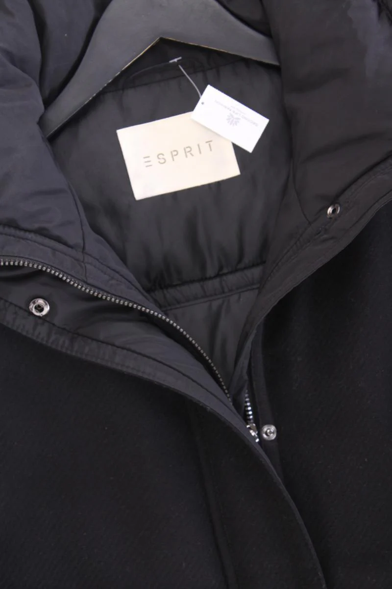 Esprit Wollmantel Gr. M schwarz - Image 2