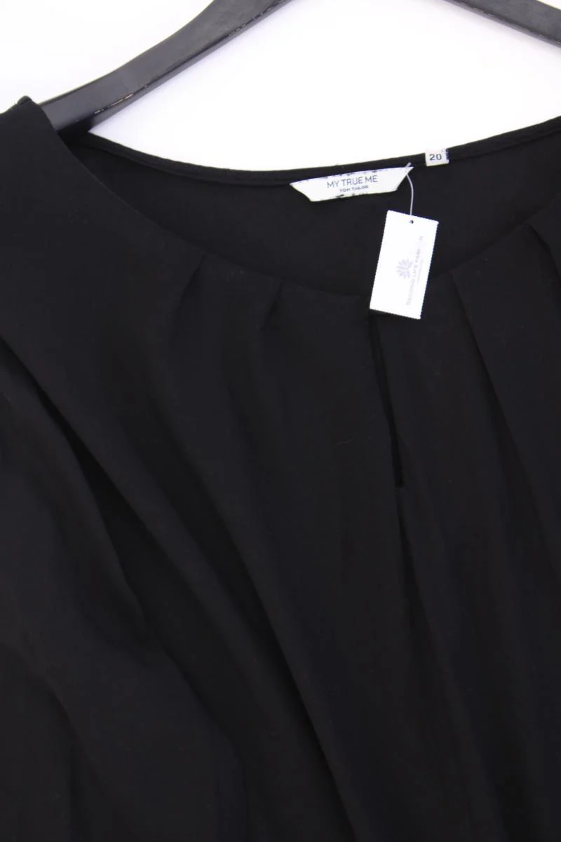 Tom Tailor Langarmkleid Gr. 52 schwarz aus Viskose - Image 2