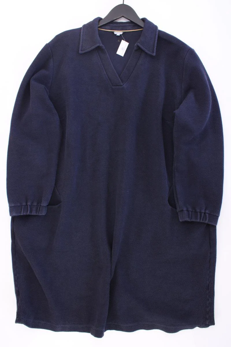 Triangle by s.Oliver Langarmkleid Gr. 52 blau aus Baumwolle