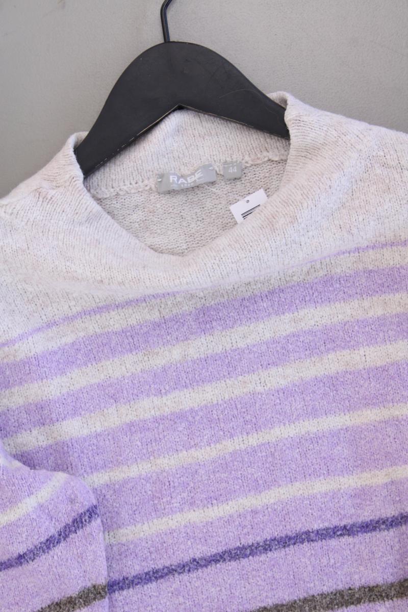 Rabe Grobstrickpullover Gr. 44 gestreift lila aus Polyacryl - Image 2